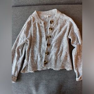 Madewell grey cardigan